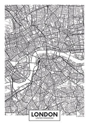 City Map - stadskaart van Londen