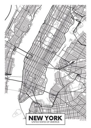 City Map - stadskaart van New York