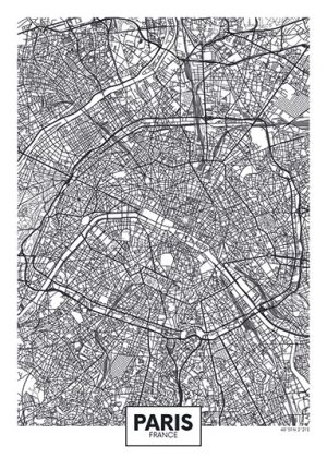City Map - stadskaart van Parijs