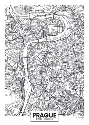 City Map - stadskaart van Praag.