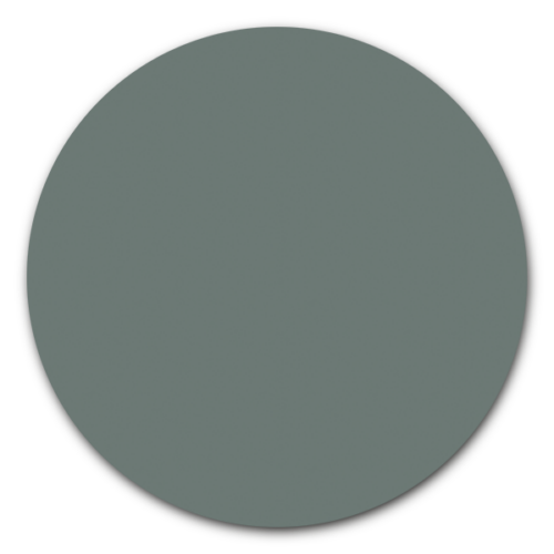 Muurcirkel licht petrol - ronde wanddecoratie in uni kleuren