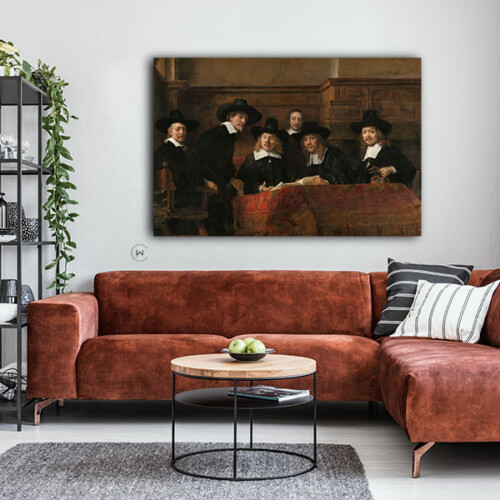 Schilderij van Rembrandt van Rijn in huis